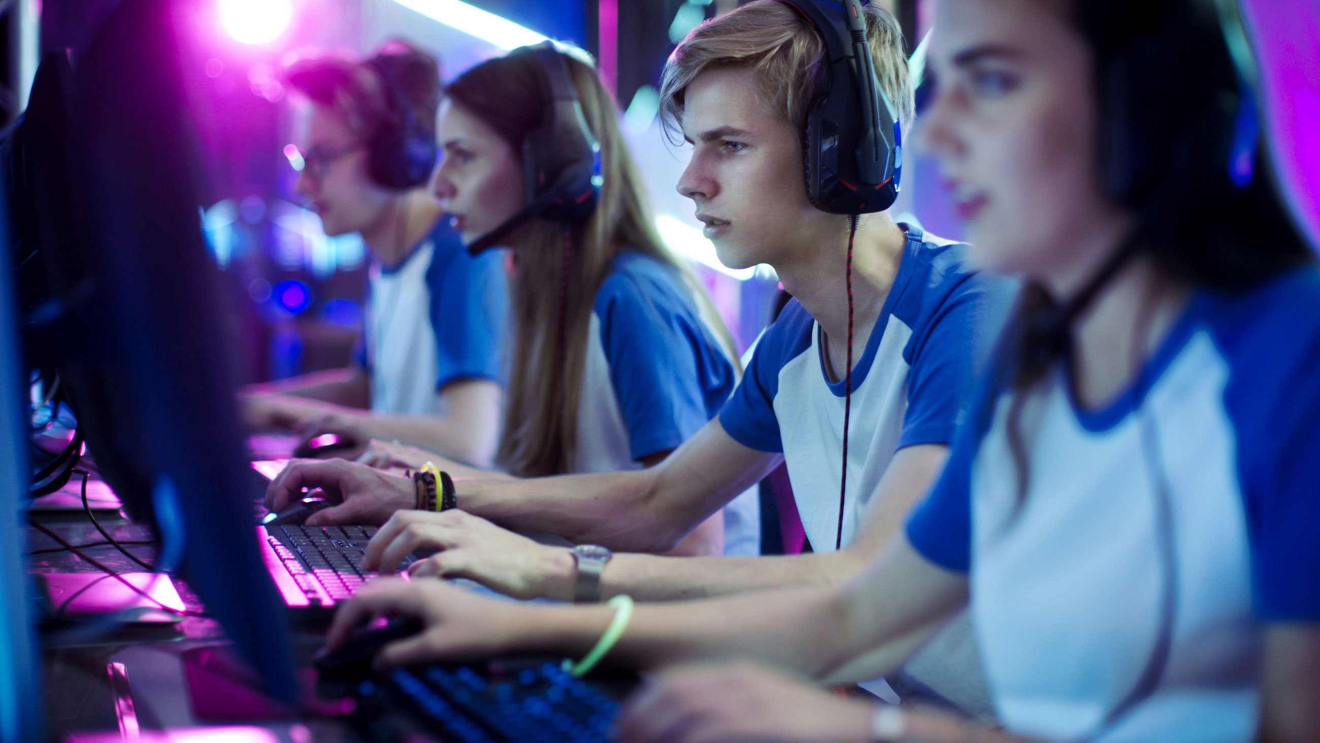 students utilizing esports