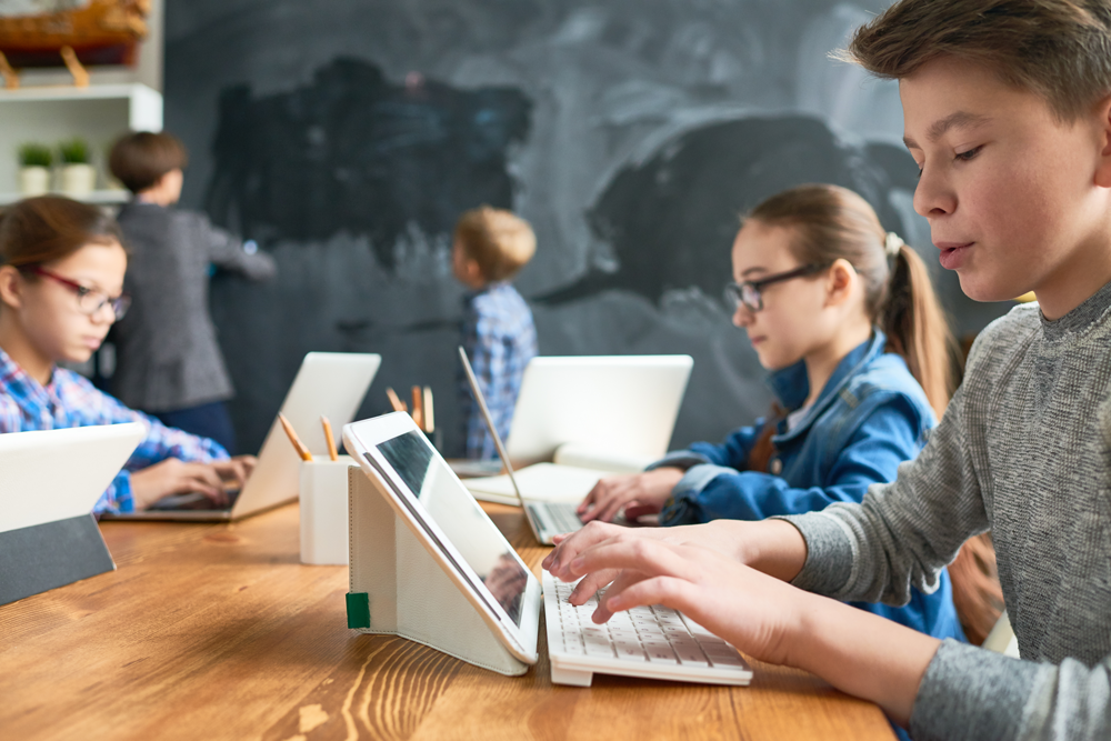 Class using tablets