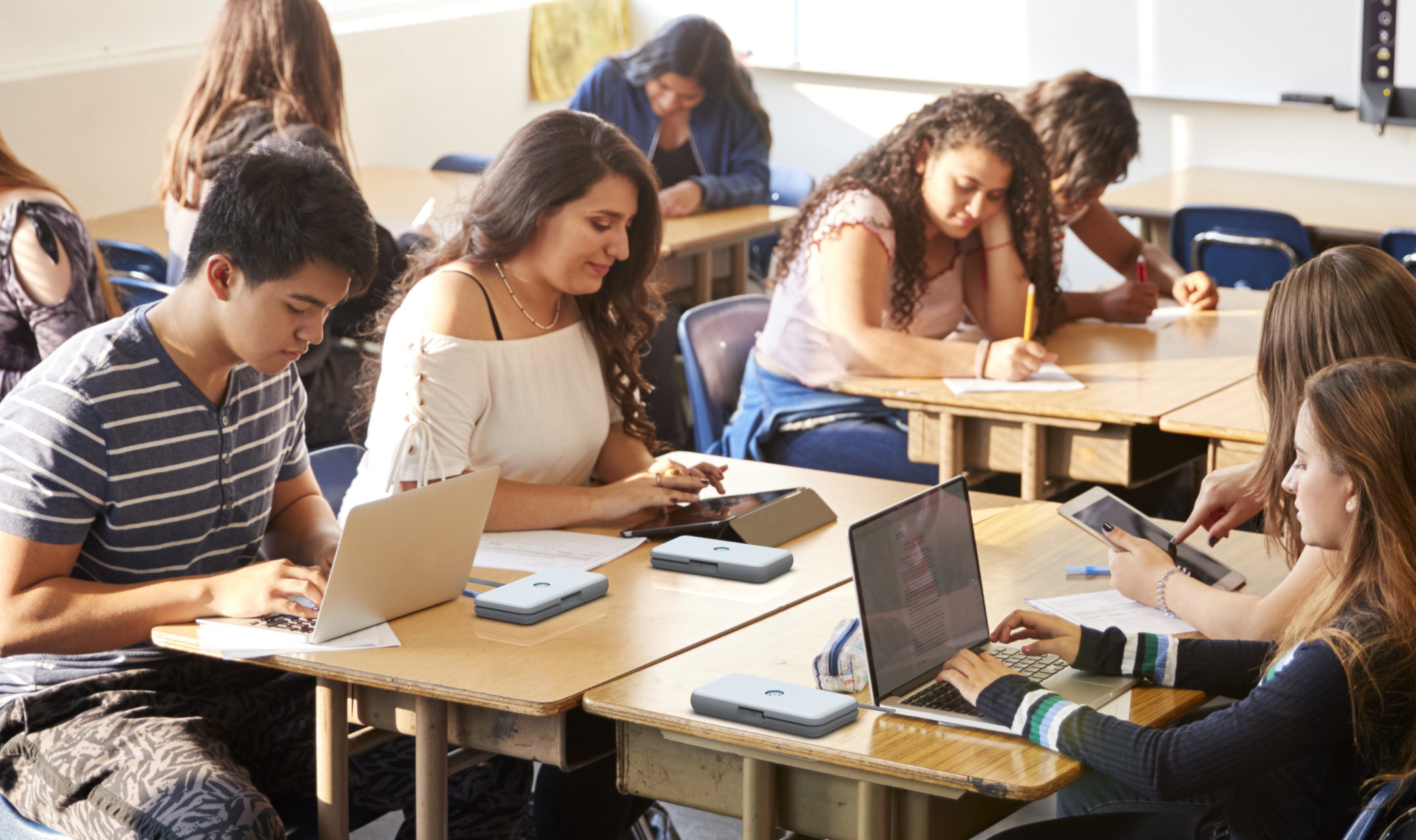 Teens in classroom